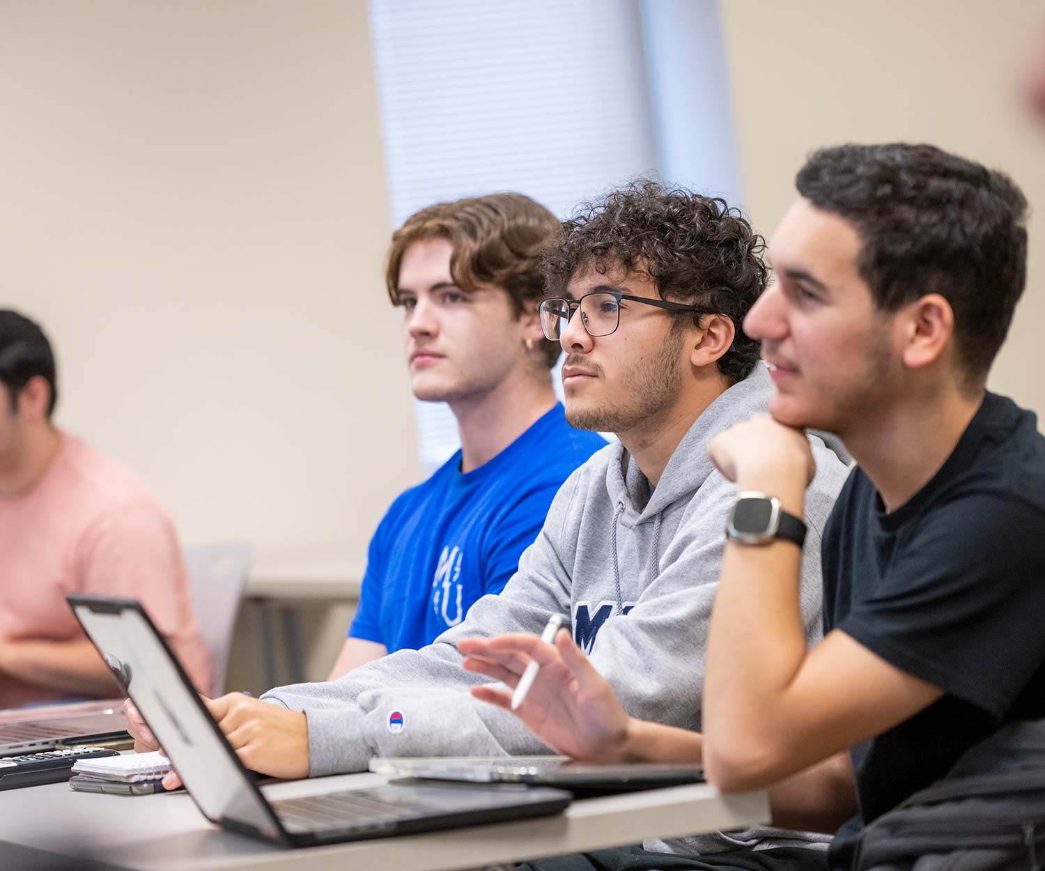 Students in class
