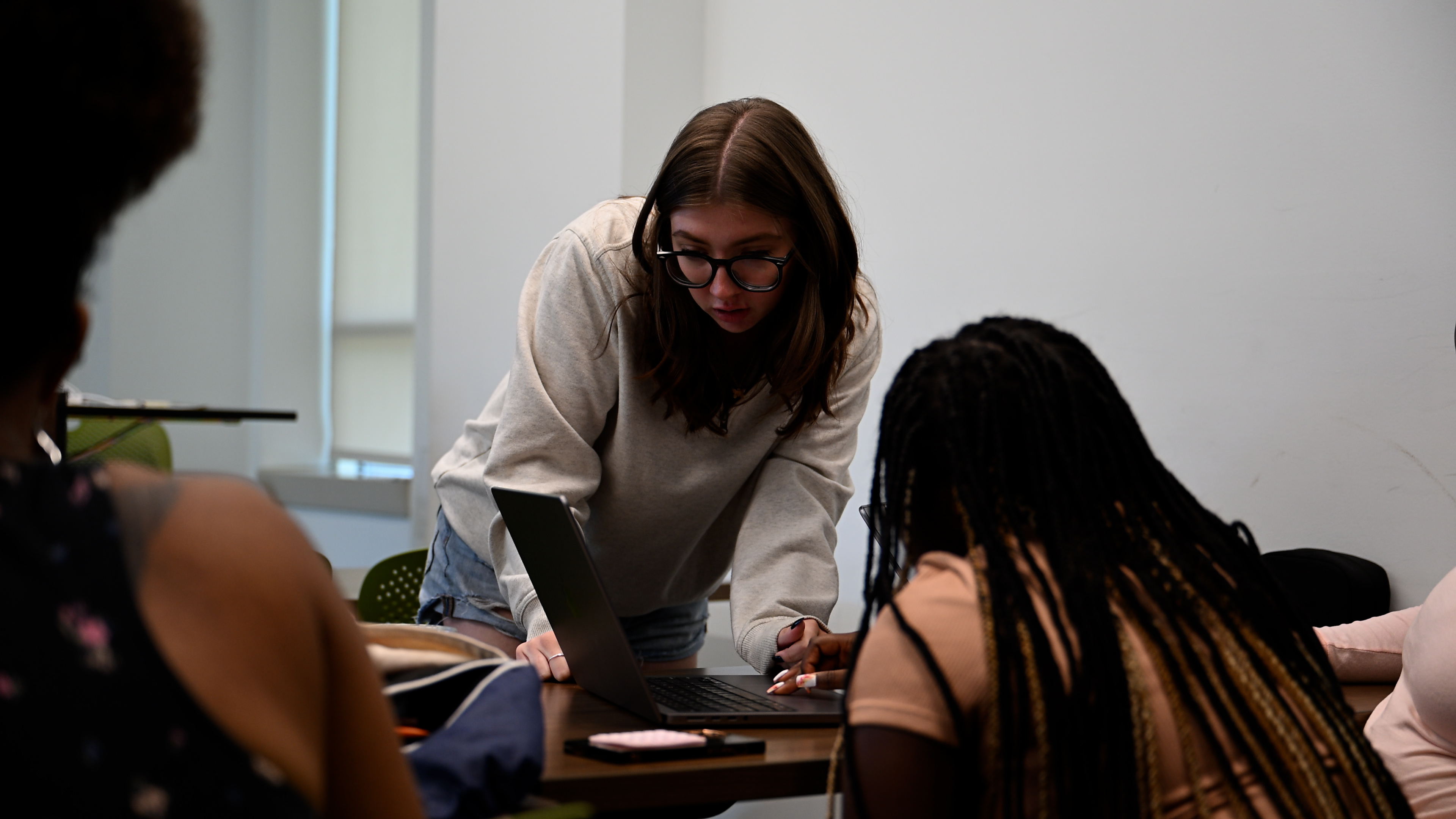 Students in class