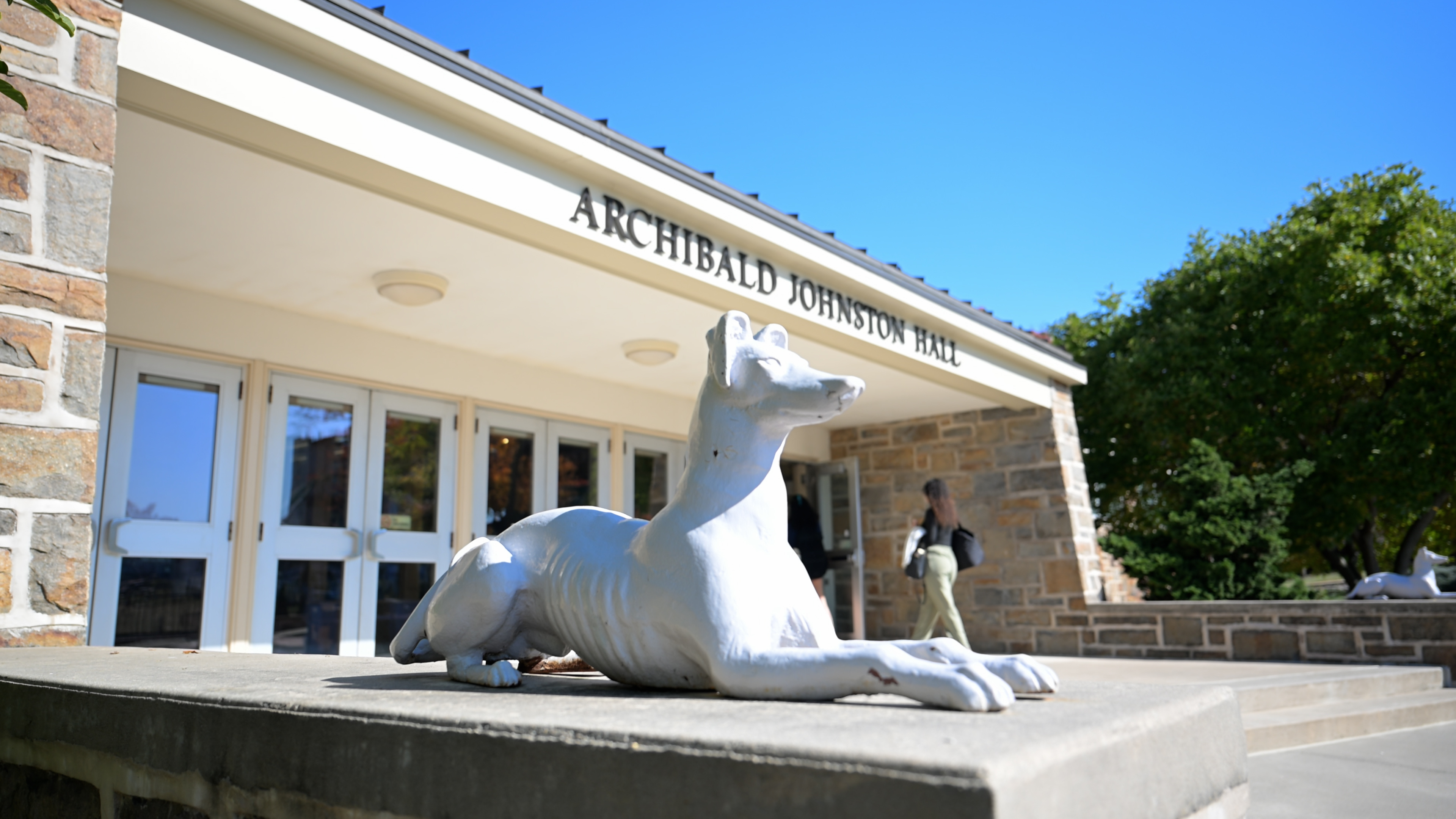 Greyhound statue