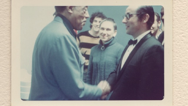 Richard Schantz and Duke Ellington